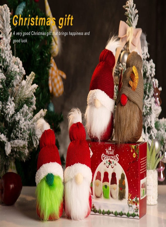BWFY 4pcs New Christmas Decoration sit Rudolph Doll Christmas Children Gift Hotel mall Window Decoration Christmas Decorations Indoor - Image 4